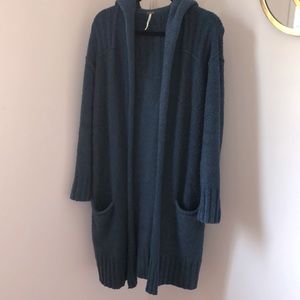 Free people size xs long cardigan